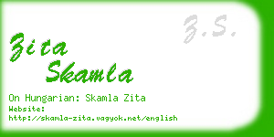 zita skamla business card